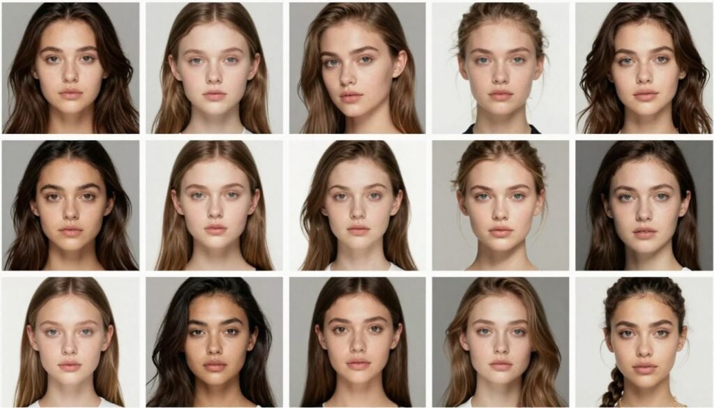 Historical images showing changing beauty standards over time, breaking the equation weight equals self-worth