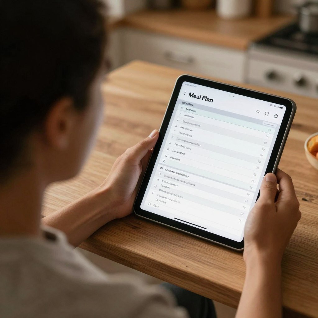 Person easily following their Custom Keto Diet plan