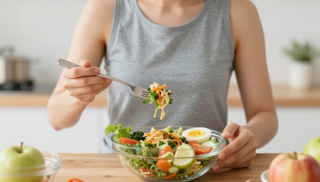 Person feeling energetic and healthy after successfully adapting to ketogenic diet