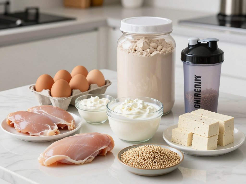 Protein-rich foods for muscle building in Skinny Fat Survival Guide