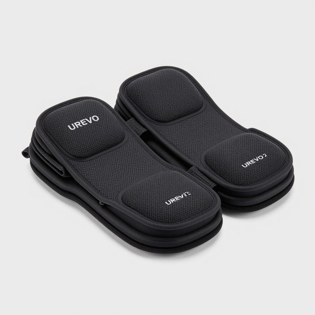 UREVO 2T Walking Pad folded for storage